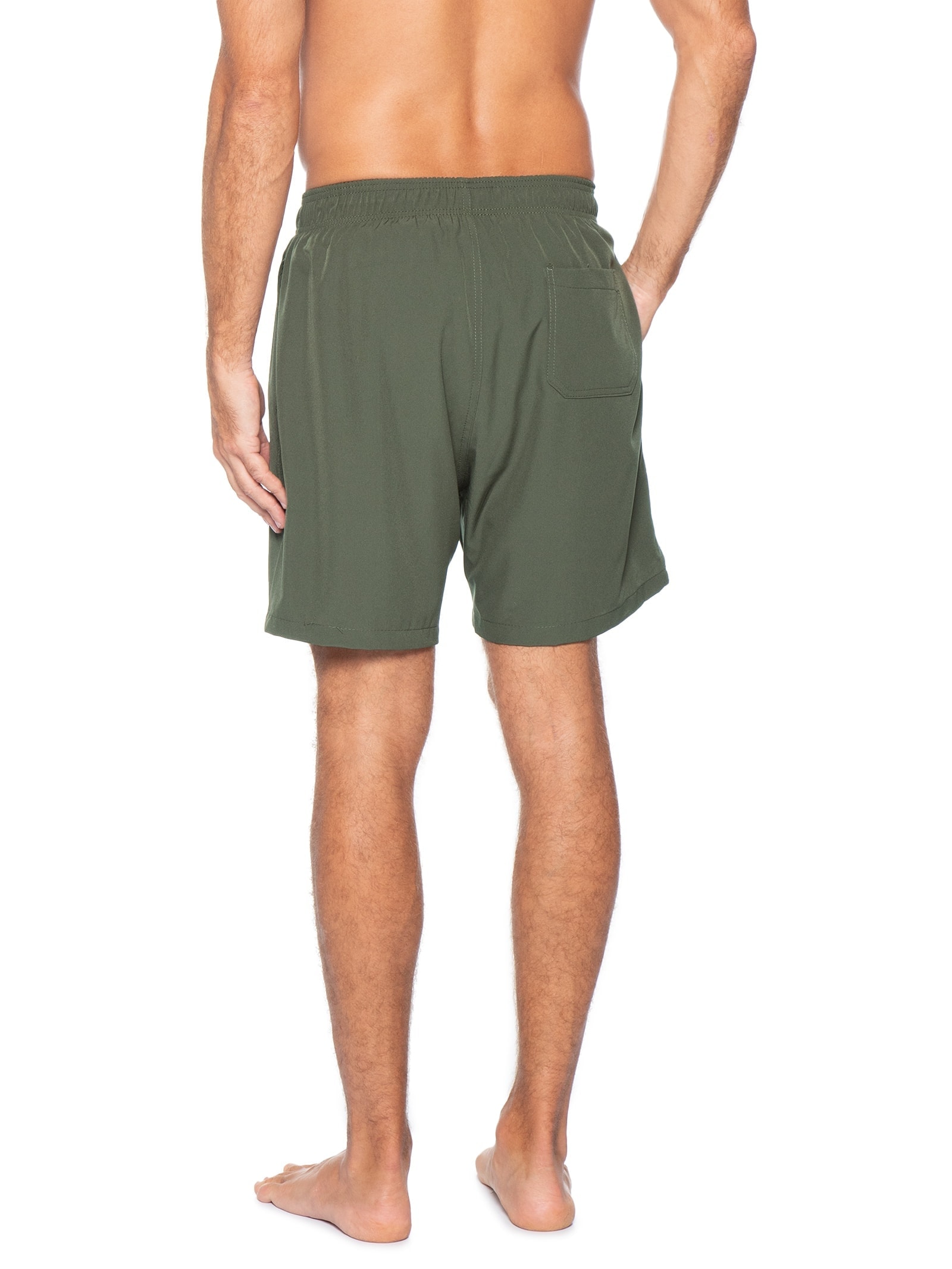 Short Masculino Beachwear Color Verde Basiq Men