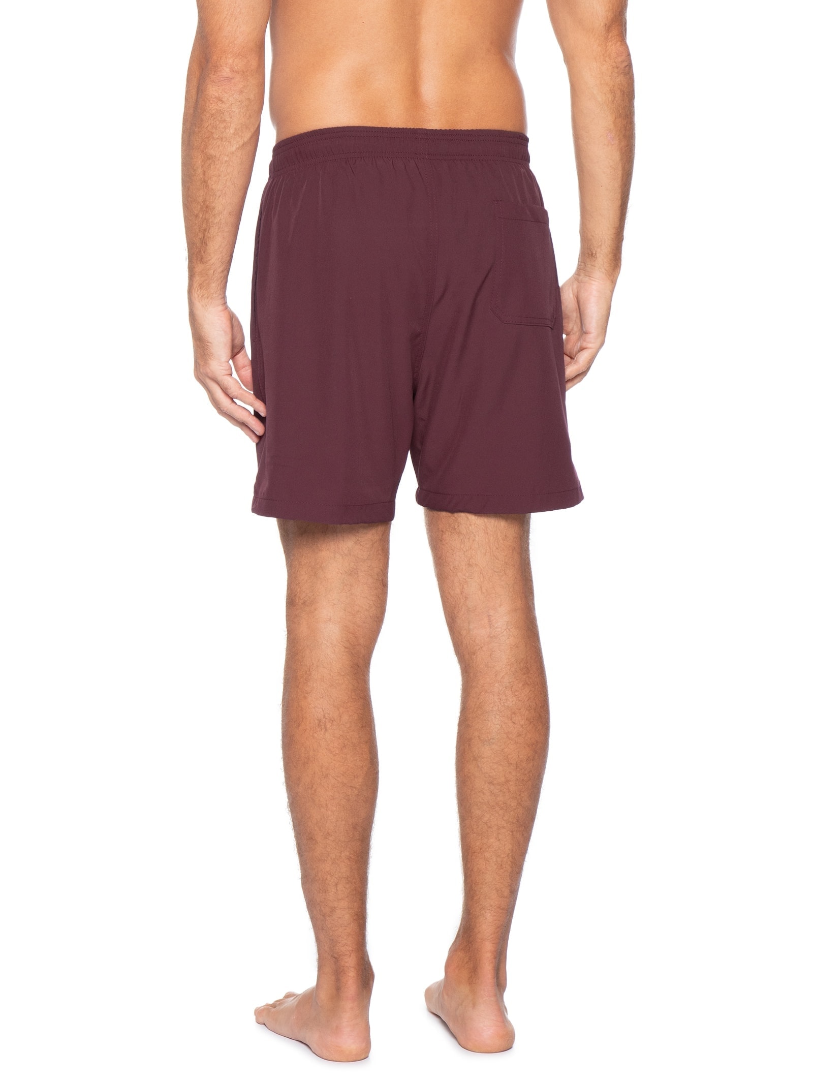 Short Masculino Beachwear Color Vermelho Basiq Men