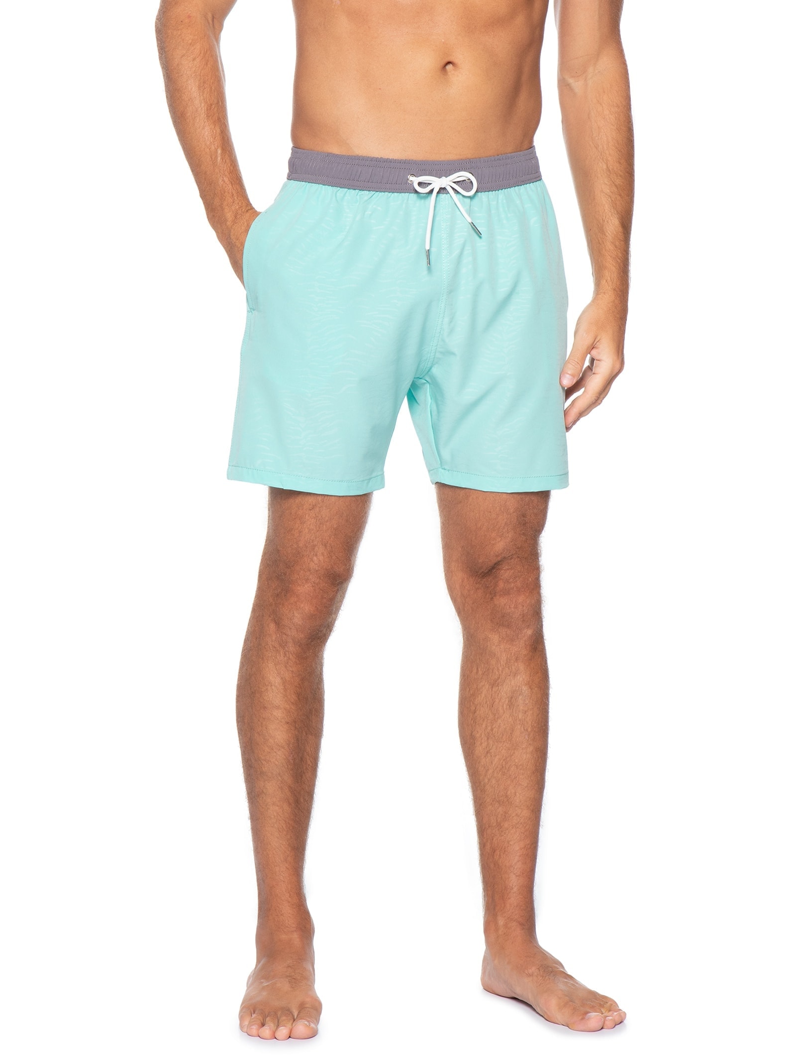 Short Masculino Beachwear Cós Color Azul Basiq Men