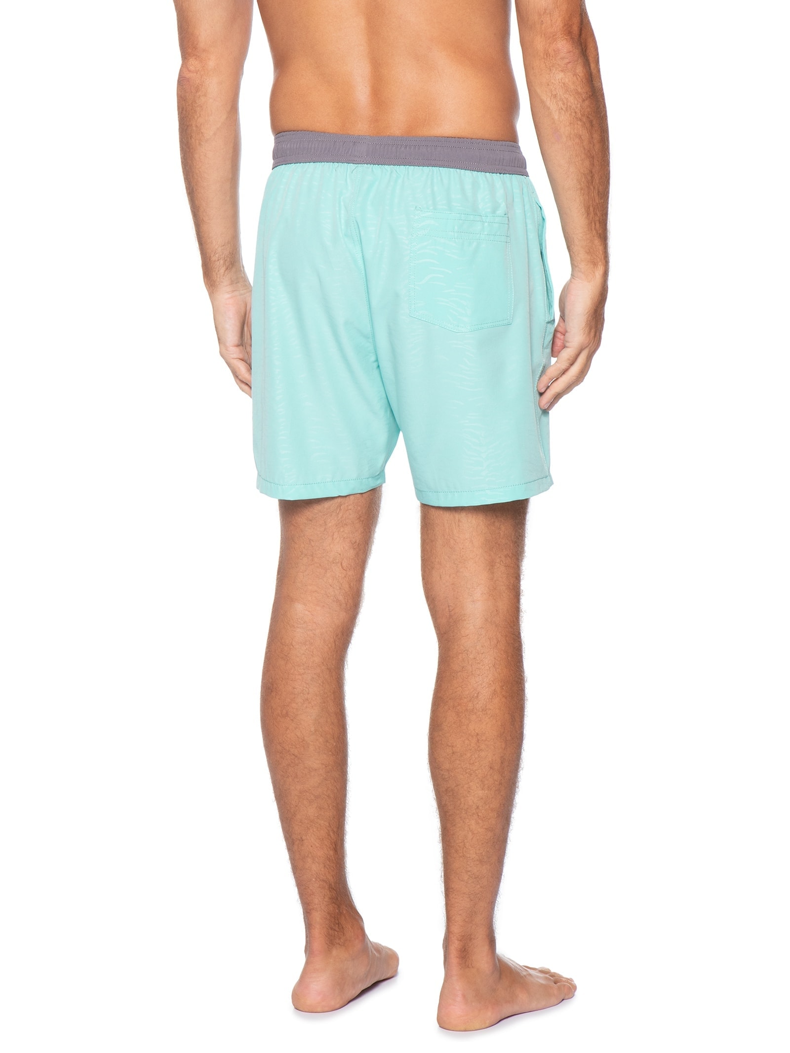 Short Masculino Beachwear Cós Color Azul Basiq Men