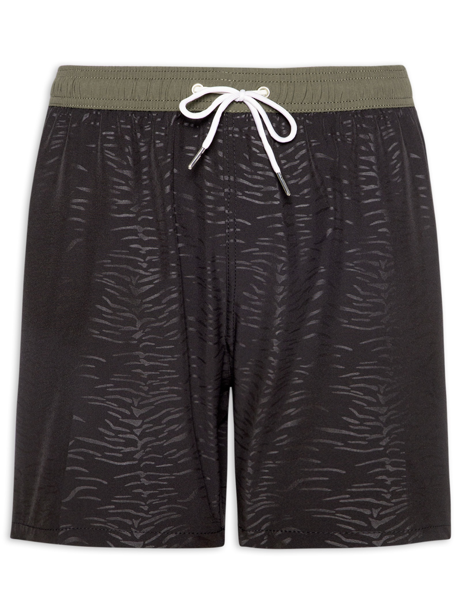 Short Masculino Beachwear Cós Color Preto Basiq Men