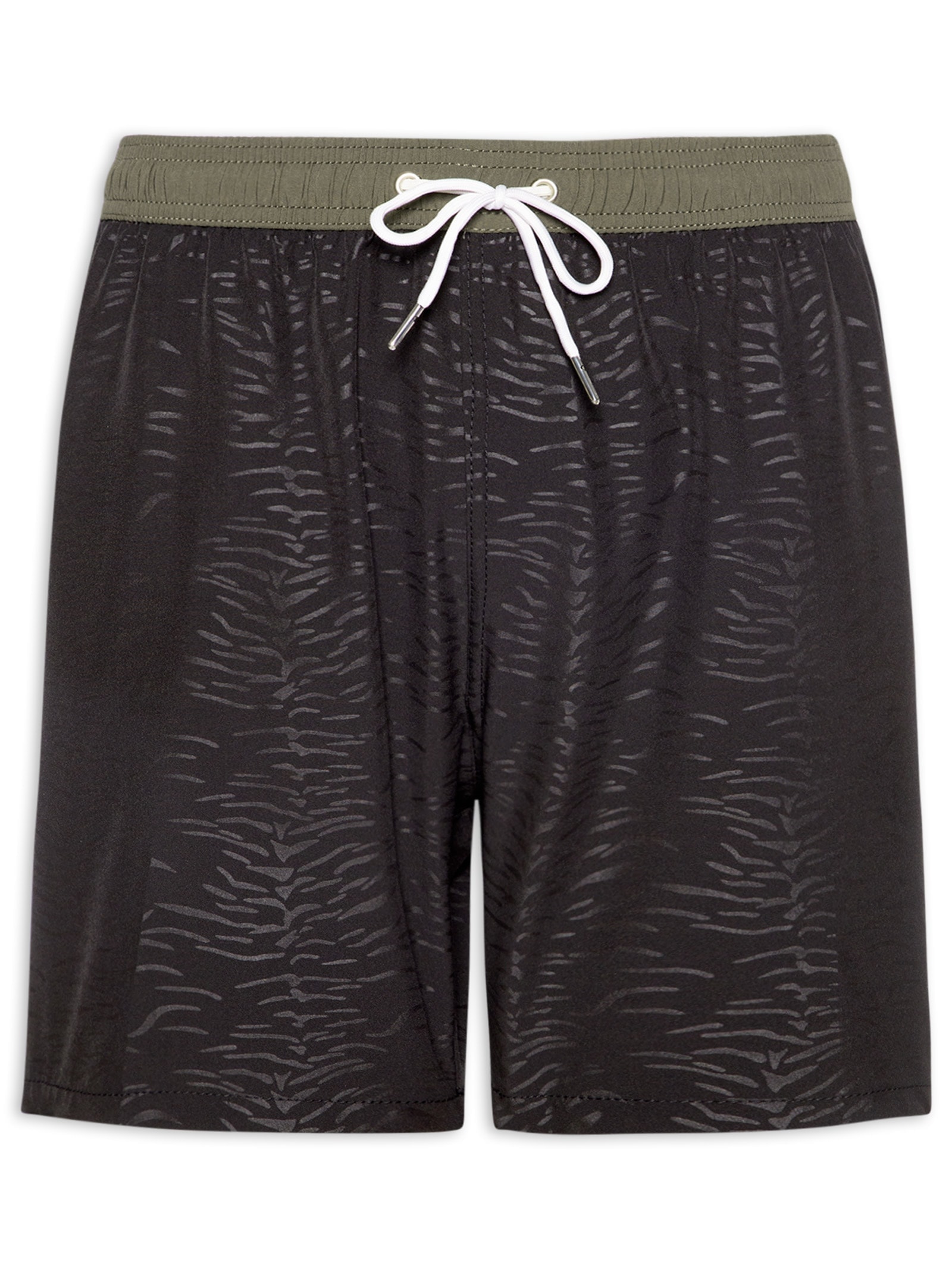 Short Masculino Beachwear Cós Color Preto Basiq Men