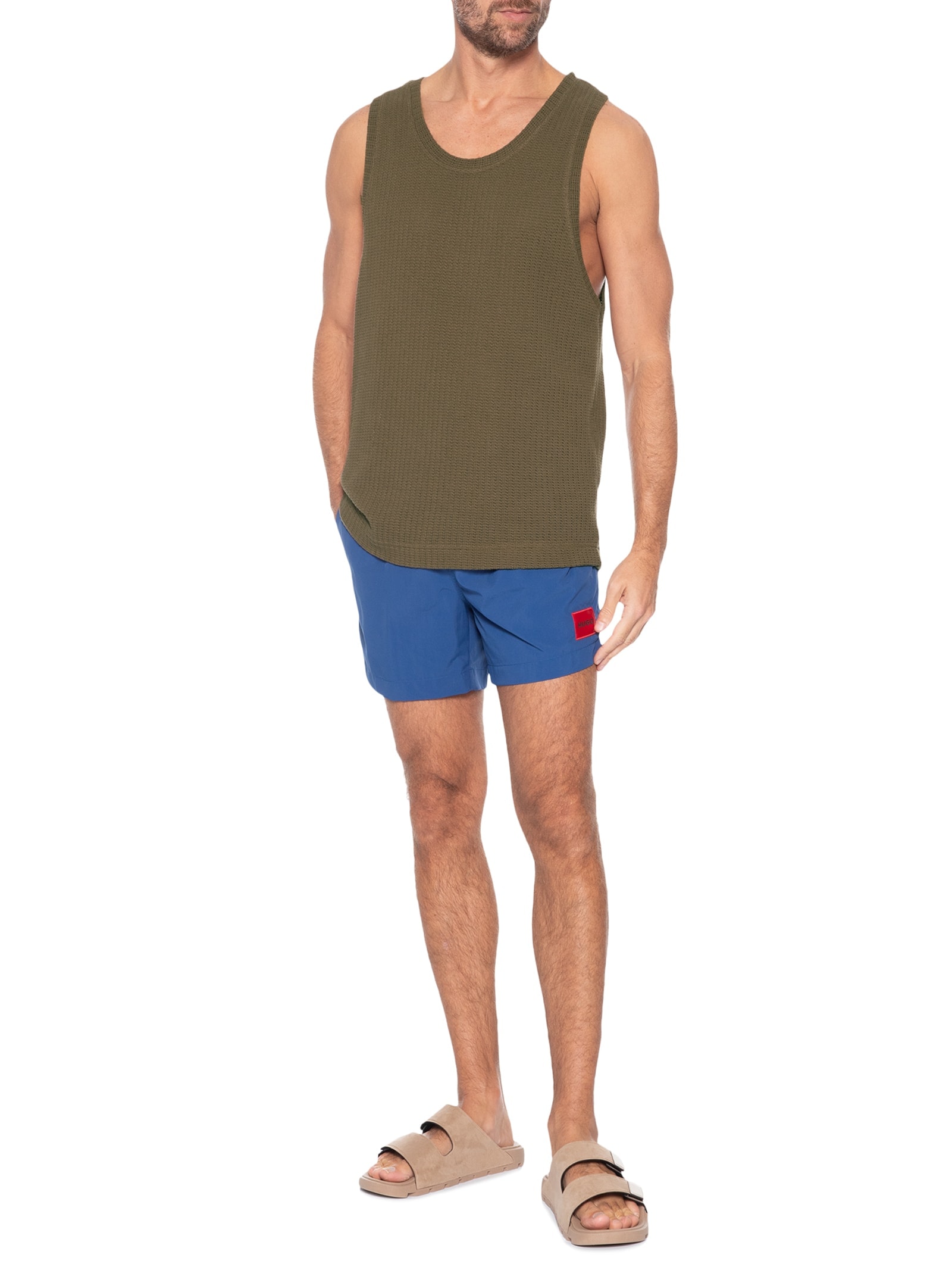 Short Masculino Beachwear Dominica Azul Hugo
