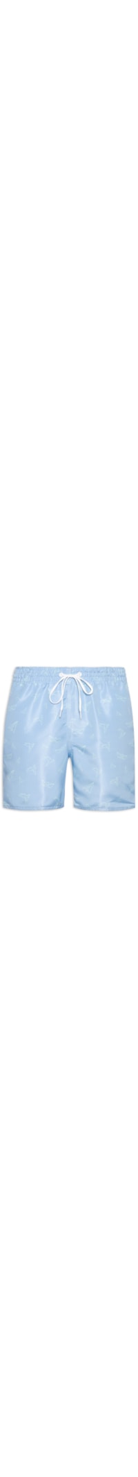 Short Masculino Beachwear Estampa Avião - Azul
