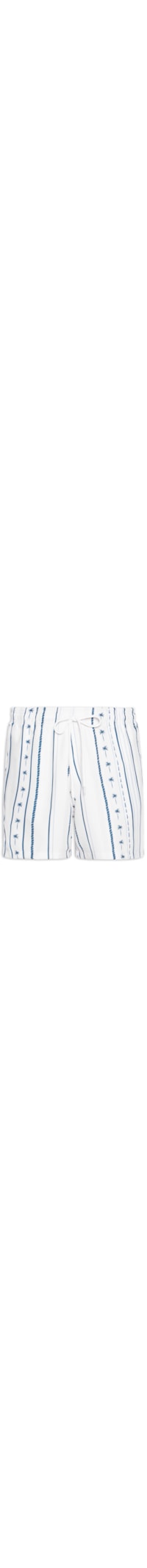 Short Masculino Beachwear Estampa Coqueiro - Azul