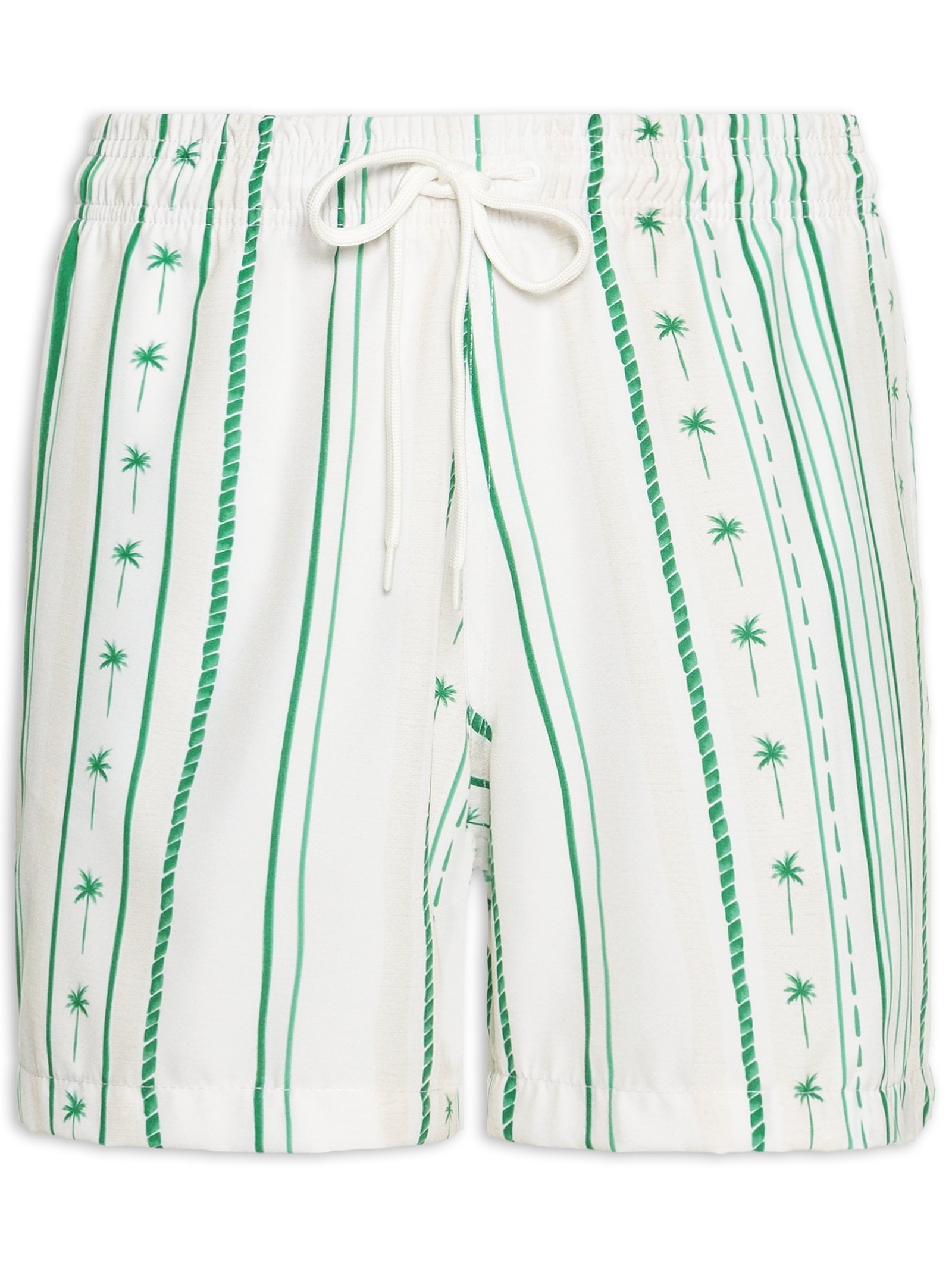 Short Masculino Beachwear Estampa Coqueiro Verde Basiq Men Basiq Men