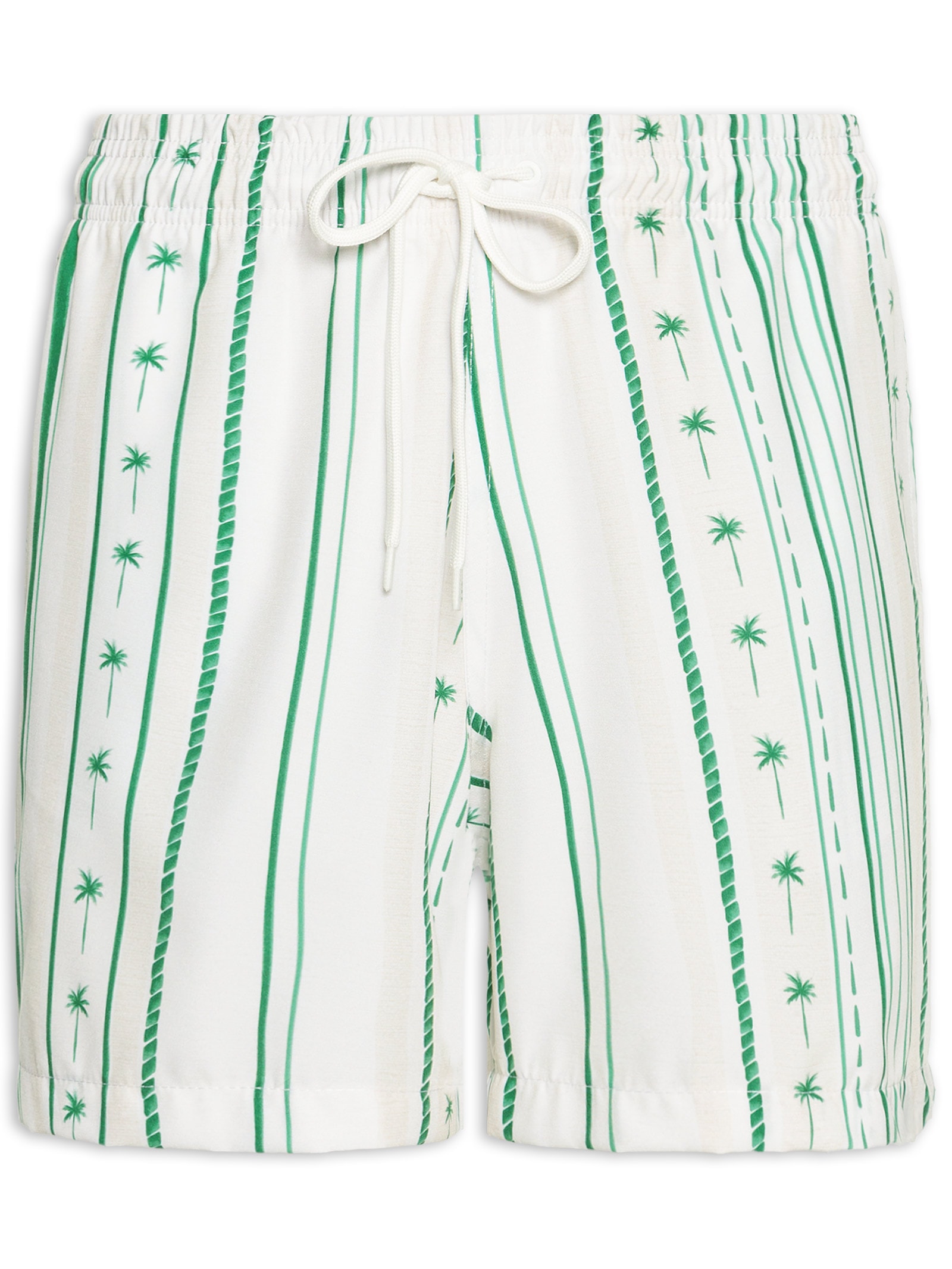 Short Masculino Beachwear Estampa Coqueiro Verde Basiq Men Basiq Men