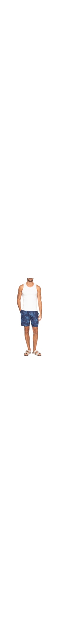 Short Masculino Beachwear Estampa Estrela do Mar - Azul