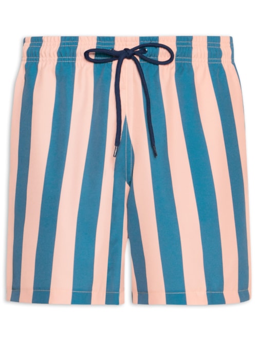 Short Masculino Beachwear Estampa Listra – Azul