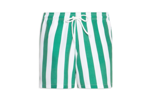 Short Masculino Beachwear Estampa Listra - Verde