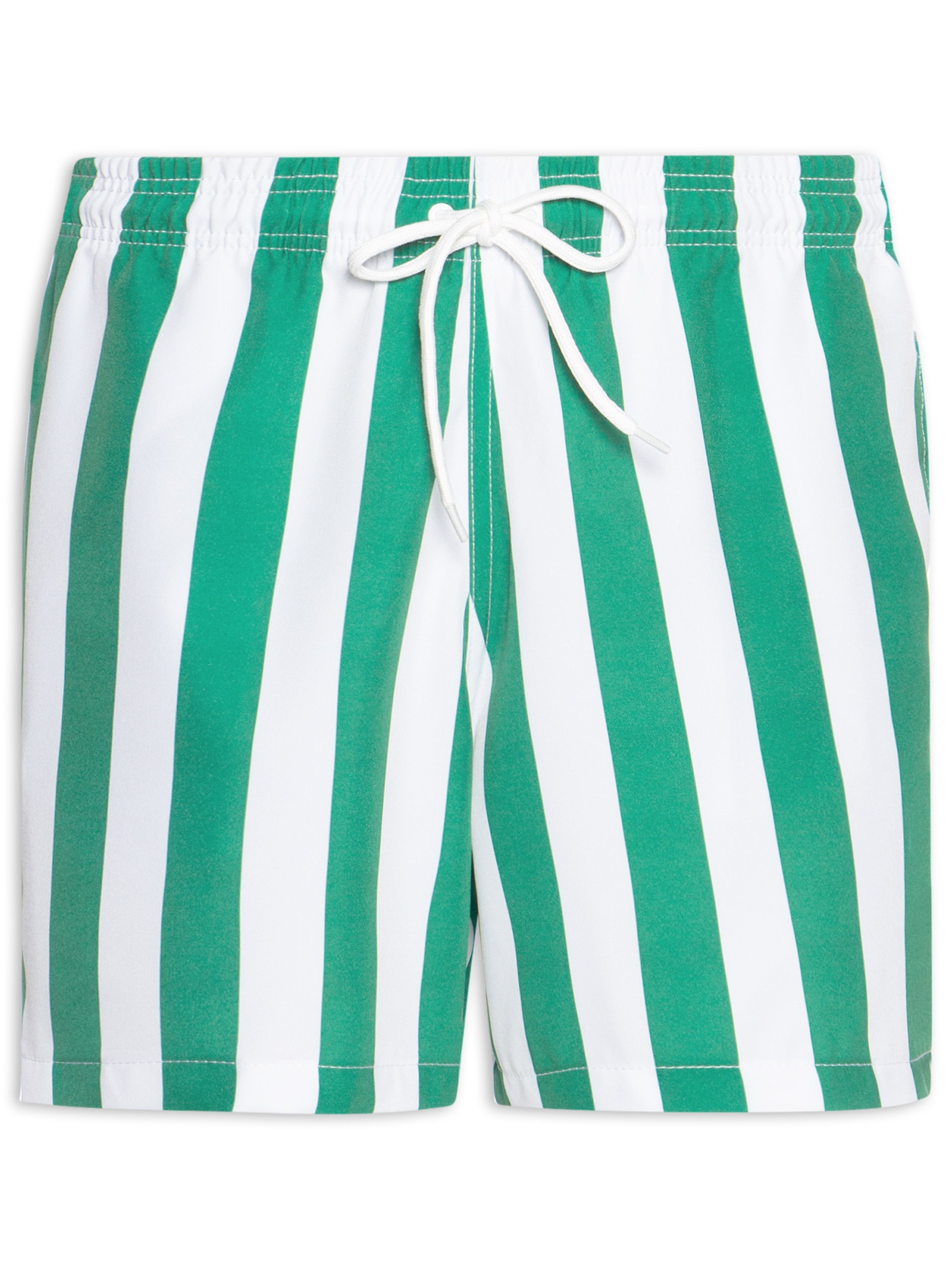 Short Masculino Beachwear Estampa Listra Verde Basiq Men