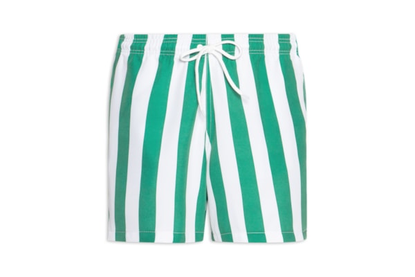 Short Masculino Beachwear Estampa Listra - Verde