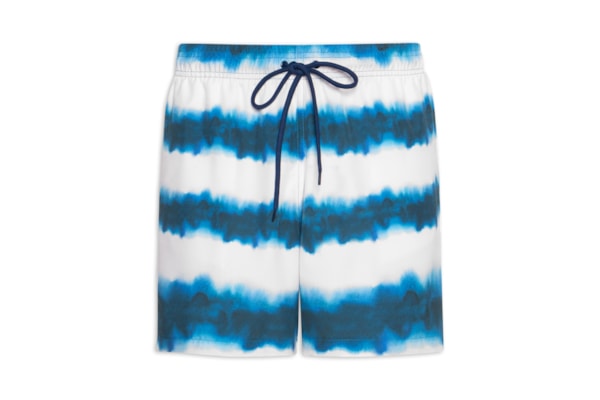 Short Masculino Beachwear Estampa Tie Dye - Azul
