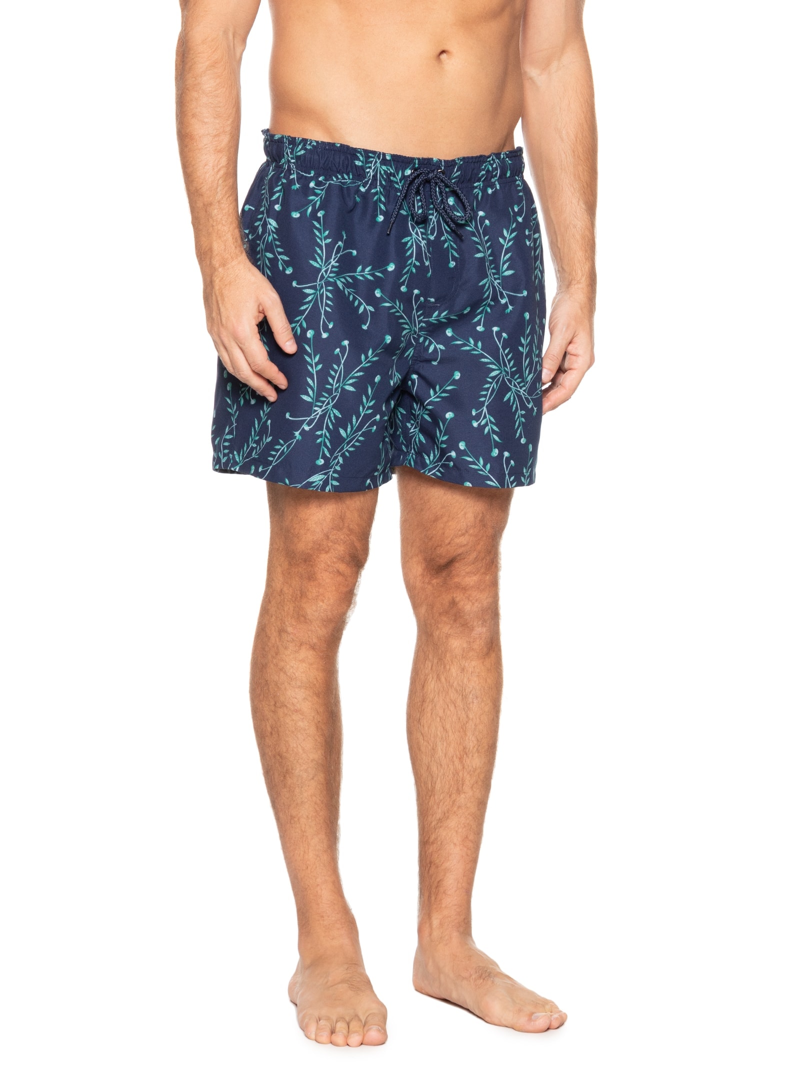 Short Masculino Beachwear Estampado Azul '2 Essential