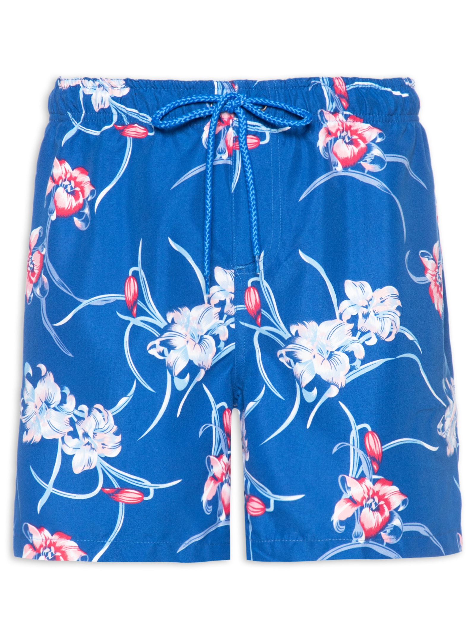 Short Masculino Beachwear Estampado Azul '2 Essential