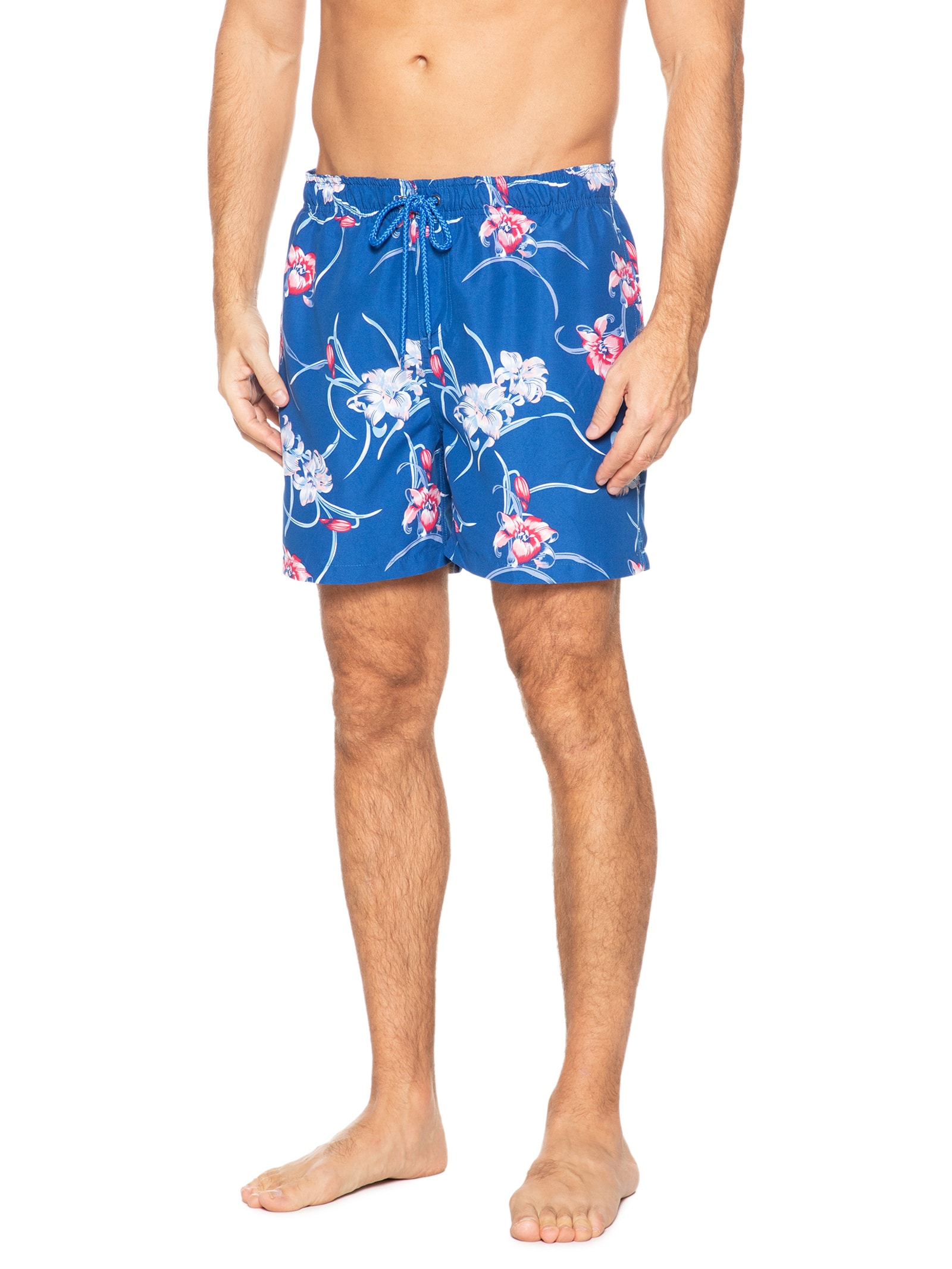 Short Masculino Beachwear Estampado Azul '2 Essential