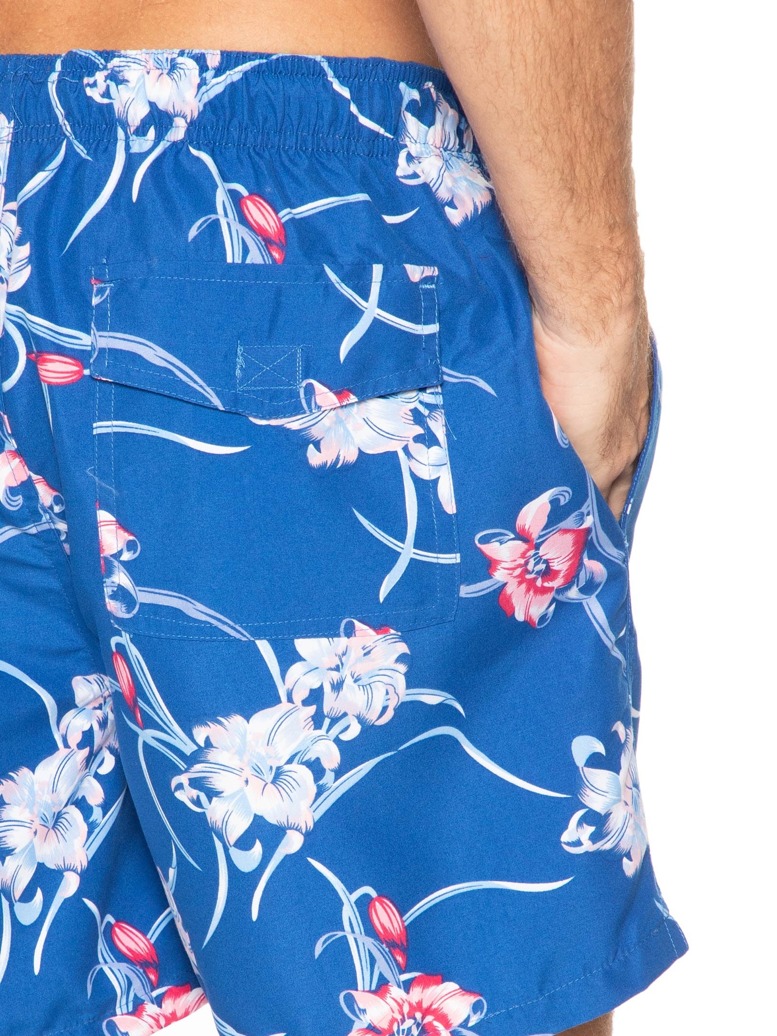 Short Masculino Beachwear Estampado Azul '2 Essential