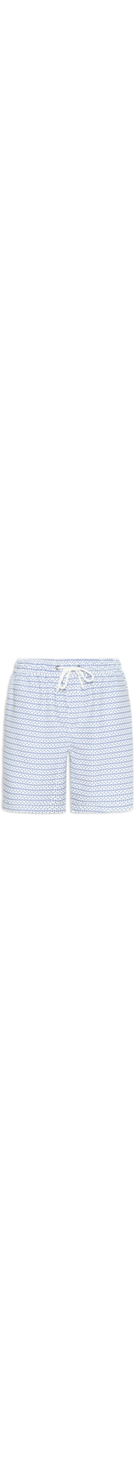 Short Masculino Beachwear Estampado - Azul