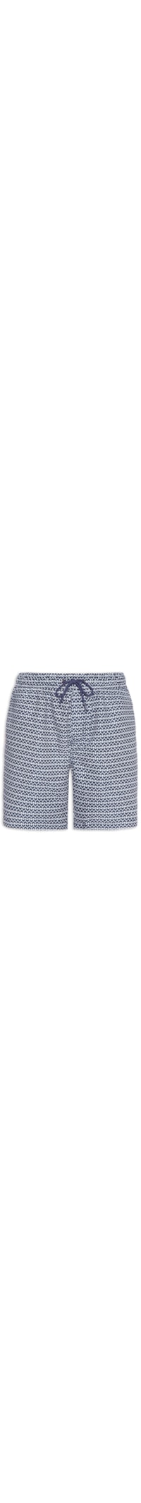 Short Masculino Beachwear Estampado - Azul