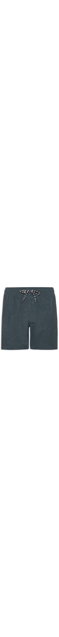 Short Masculino Beachwear Estampado - Cinza