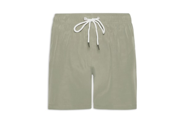 Short Masculino Beachwear Estampado - Verde