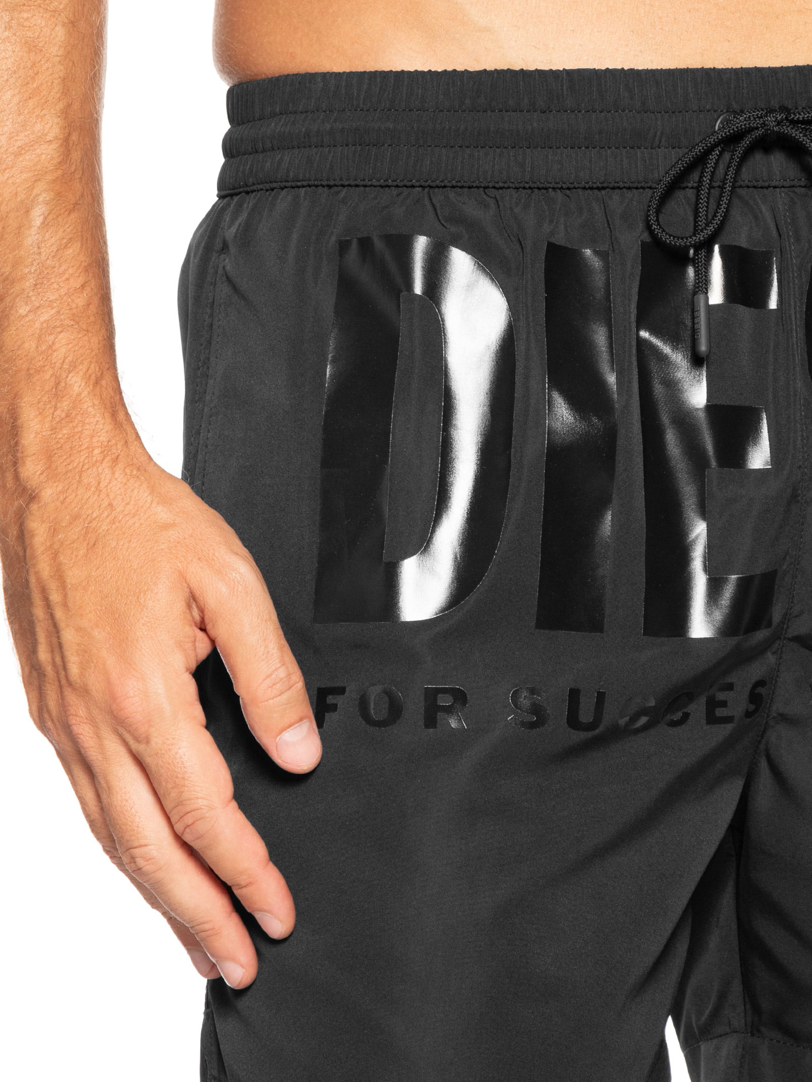 Short Masculino Beachwear Ken-37-D-Box Preto Diesel