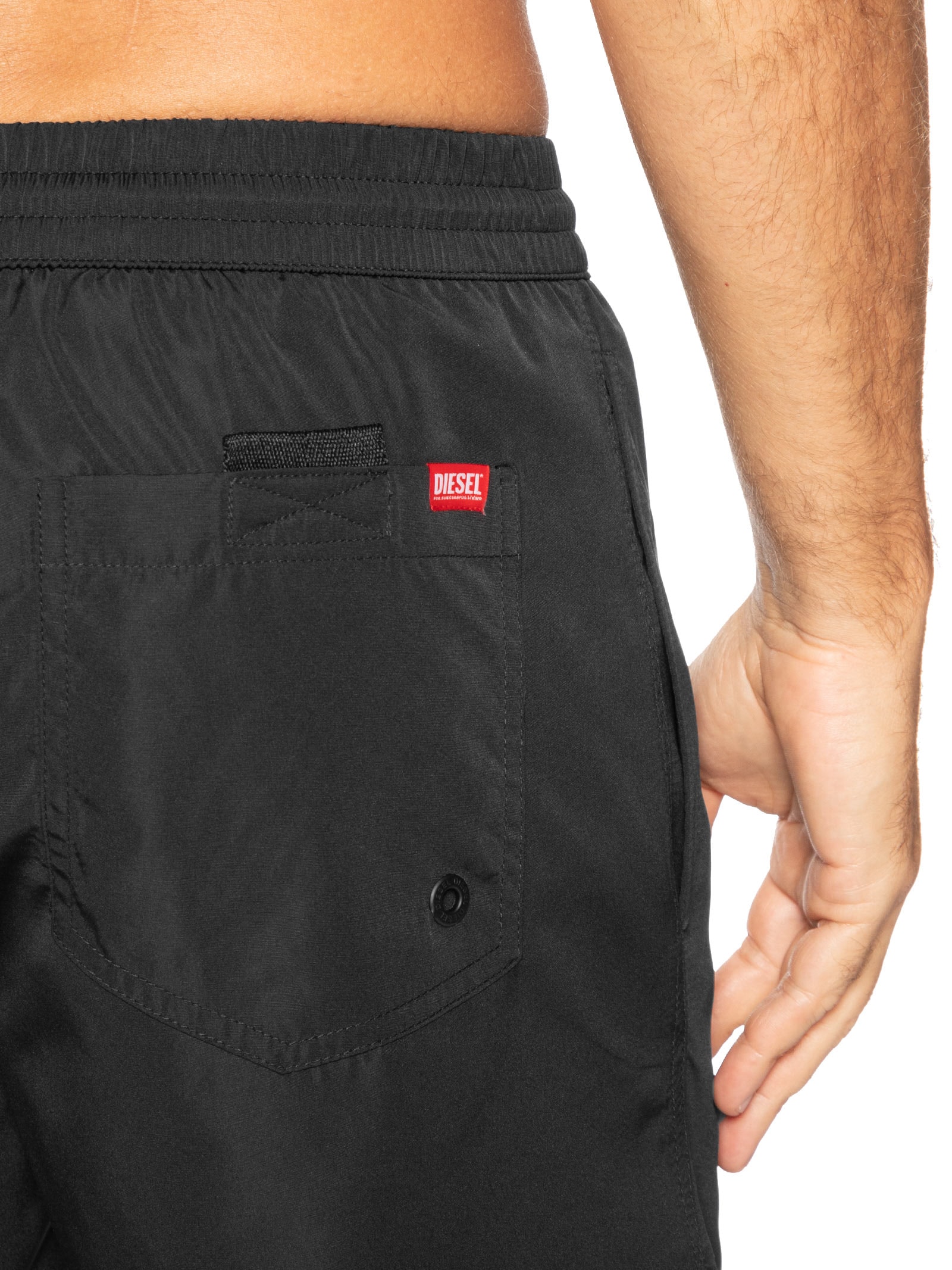 Short Masculino Beachwear Ken-37-D-Box Preto Diesel