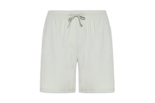 Short Masculino Beachwear Liso - Cinza