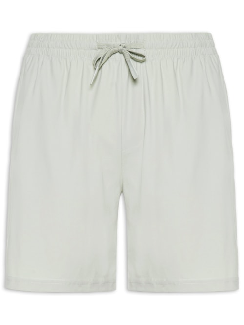 Short Masculino Beachwear Liso – Cinza