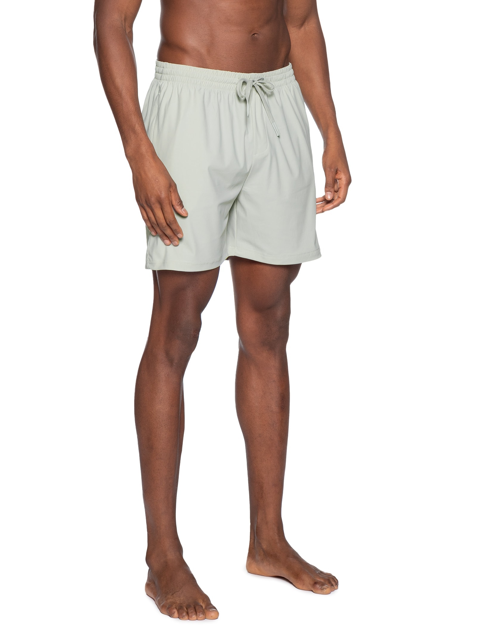 Short Masculino Beachwear Liso Cinza '2 Essential