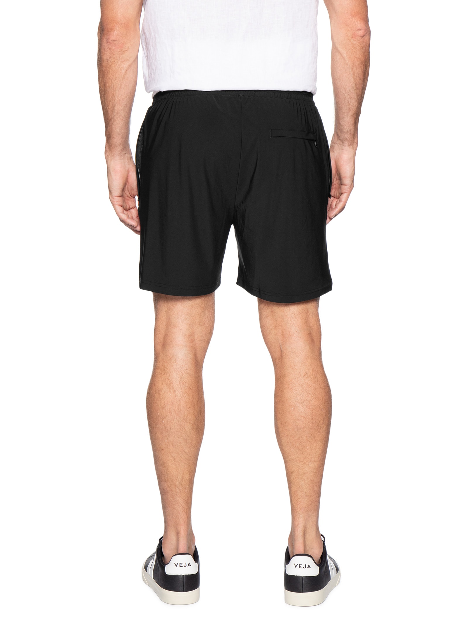 Short Masculino Beachwear Liso Preto '2 Essential
