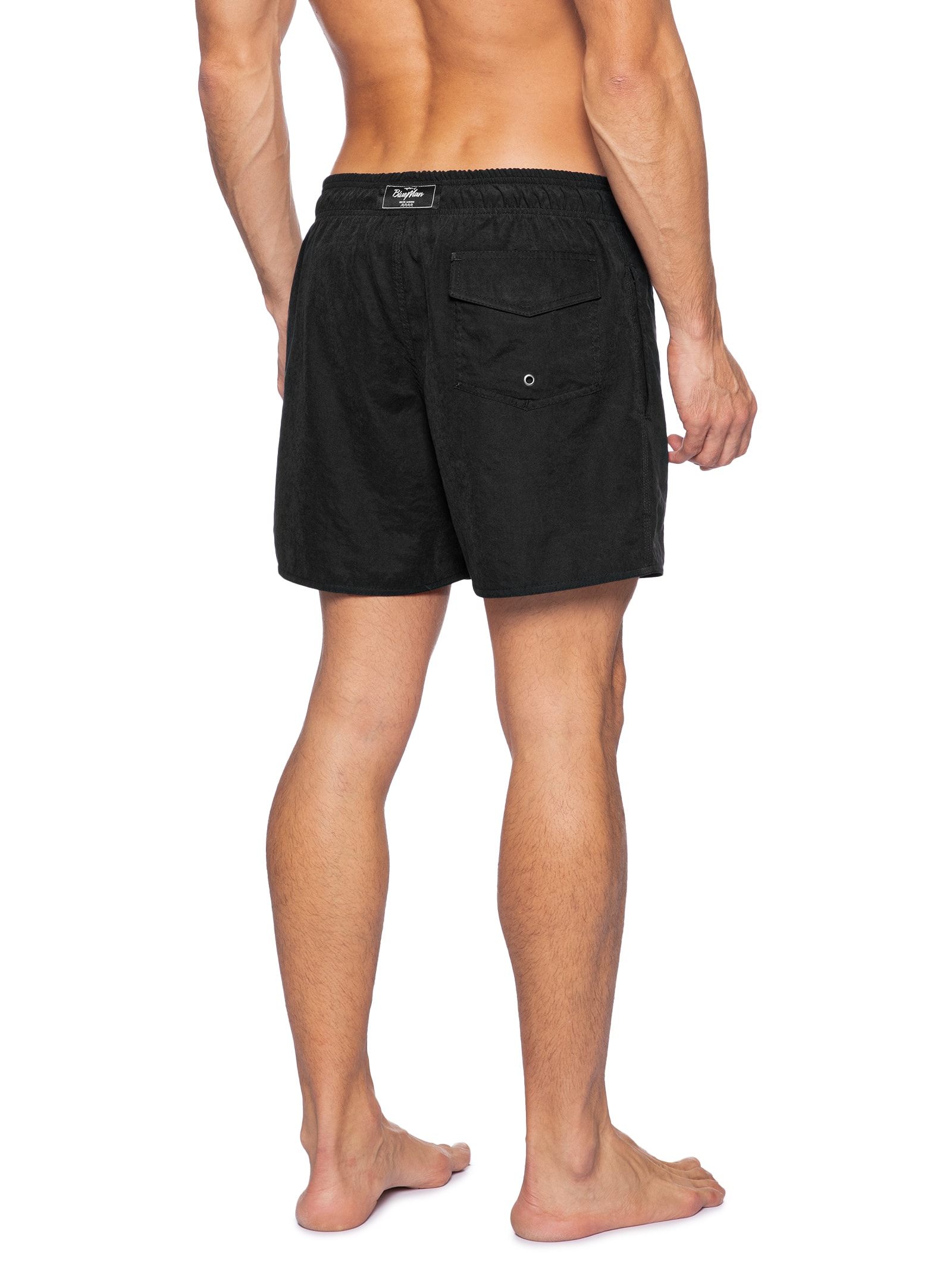 Short Masculino Beachwear Maré Blue Days Preto Blueman