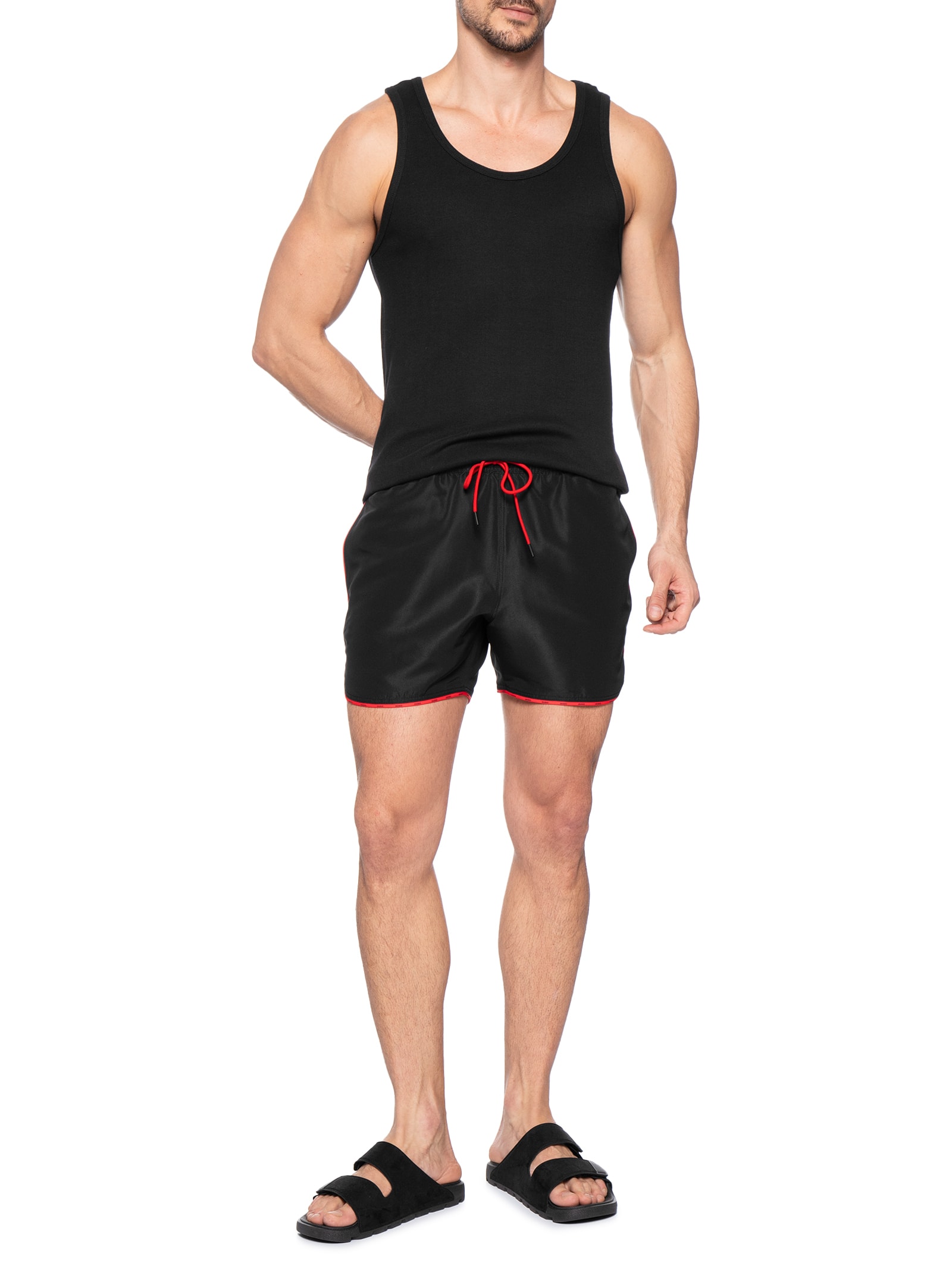 Short Masculino Beachwear Noah Swim Preto Hugo
