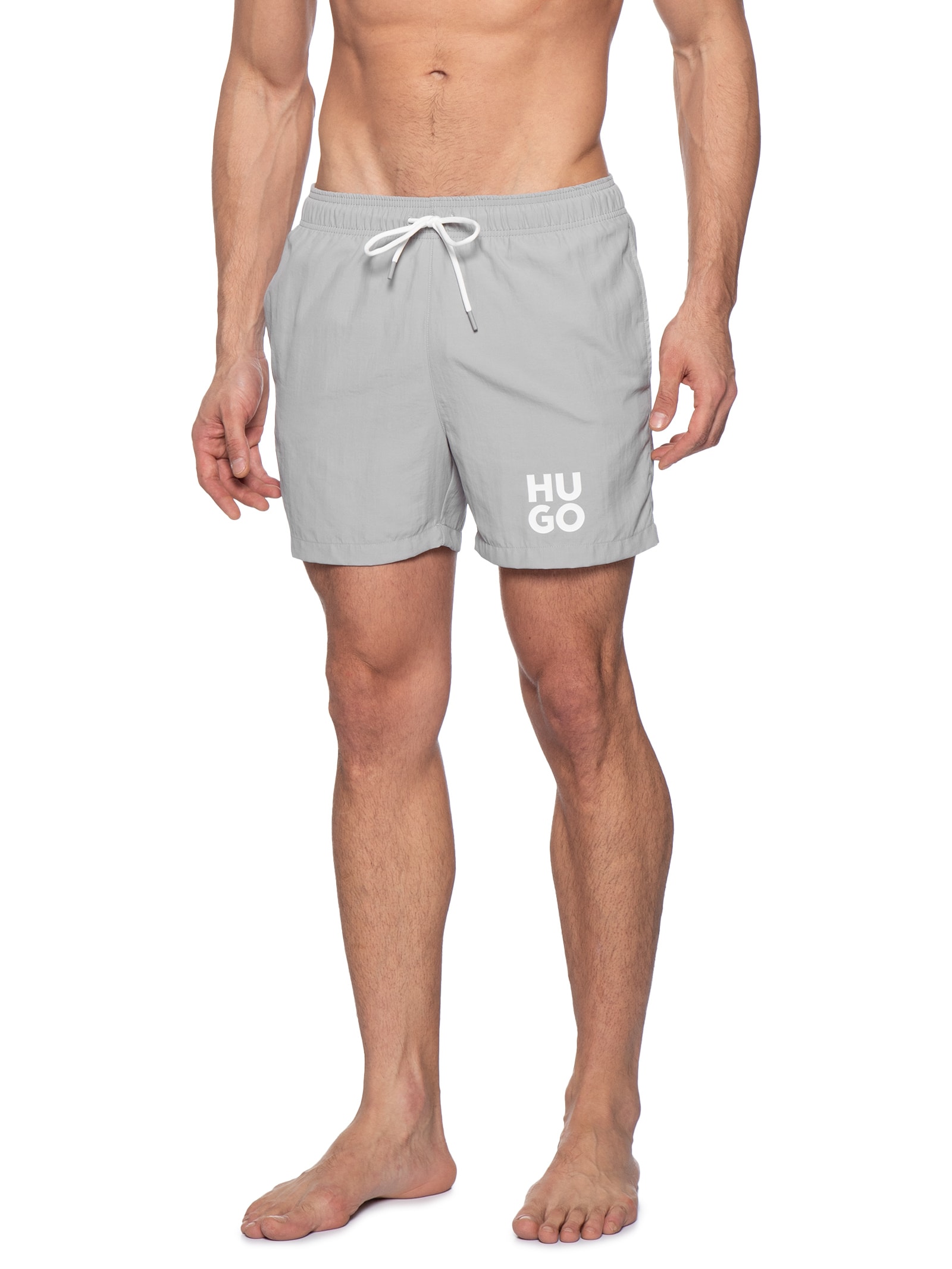 Short Masculino Beachwear Paolo Cinza Hugo