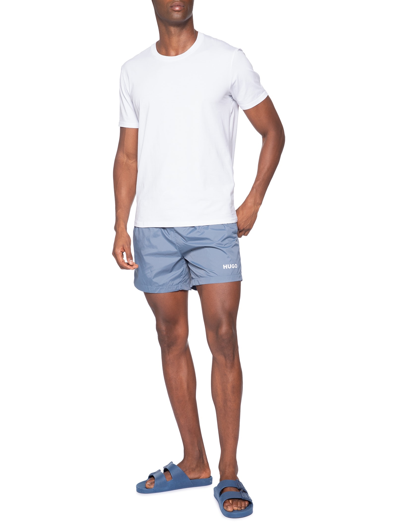Short Masculino Beachwear Quick-Dry Haiti Azul Hugo