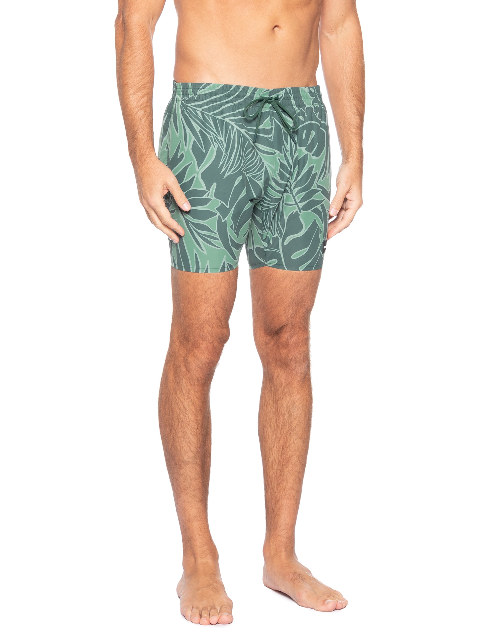 Short Masculino Beachwear Quick-Dry Piranha Verde Boss