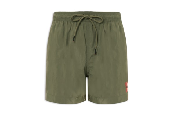 Short Masculino Beachwear Quick-Dry Recycled Domin – Verde