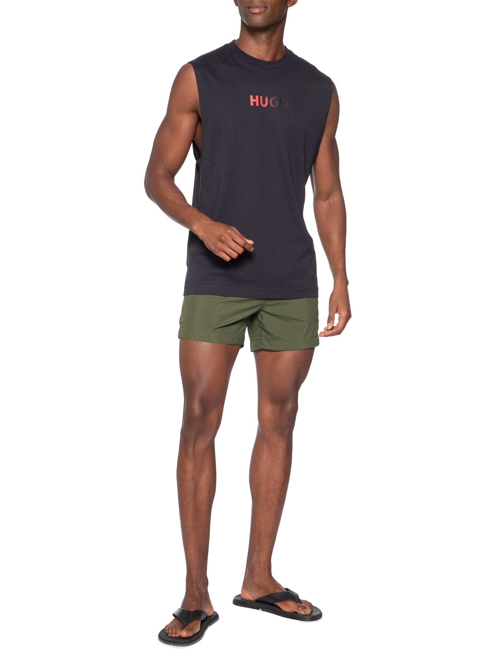 Short Masculino Beachwear Quick-Dry Recycled Domin – Verde Hugo
