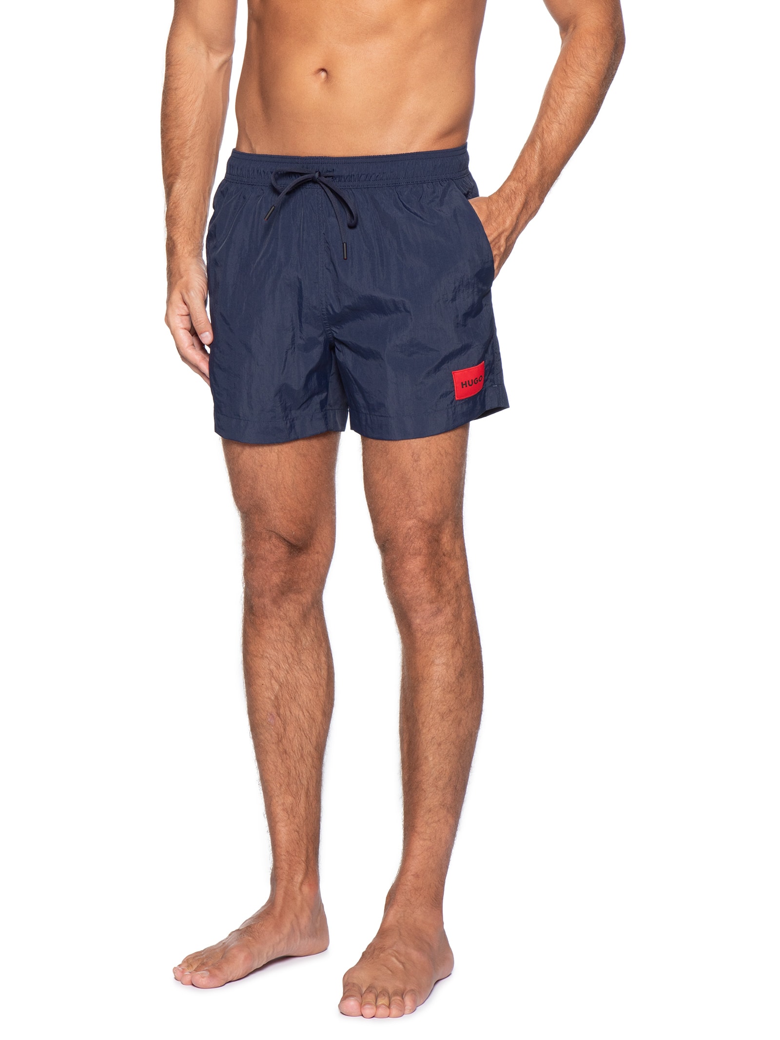 Short Masculino Beachwear Quick-Dry Recycled Dominica Azul Hugo