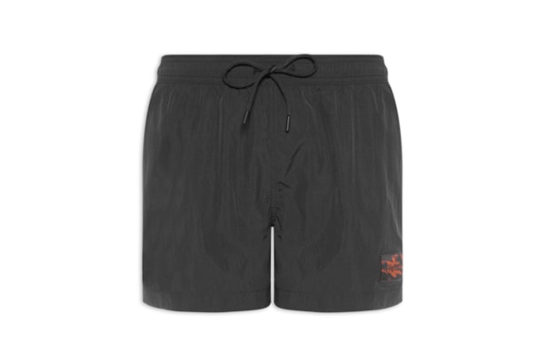 Short Masculino Beachwear Quick-Dry Recycled Dominica - Preto