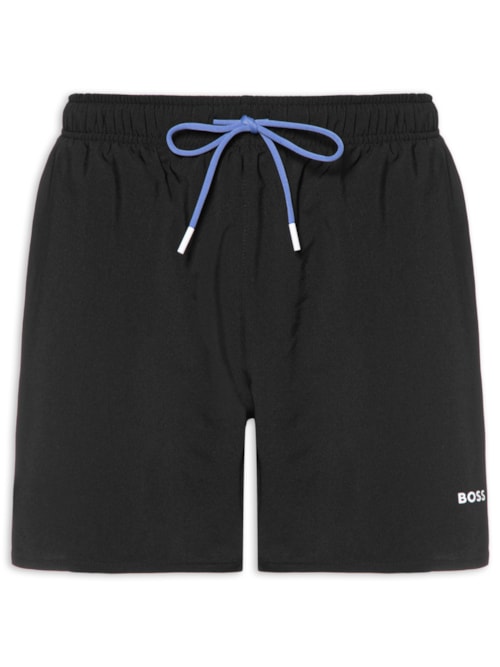 Short Masculino Beachwear Quick-Dry Tio – Preto