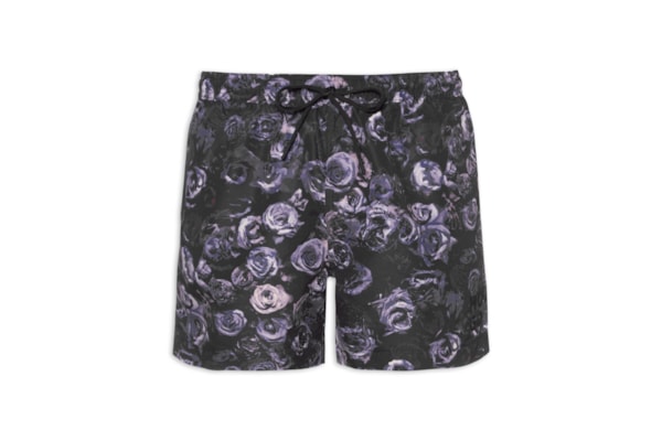 Short Masculino Beachwear Roze - Preto