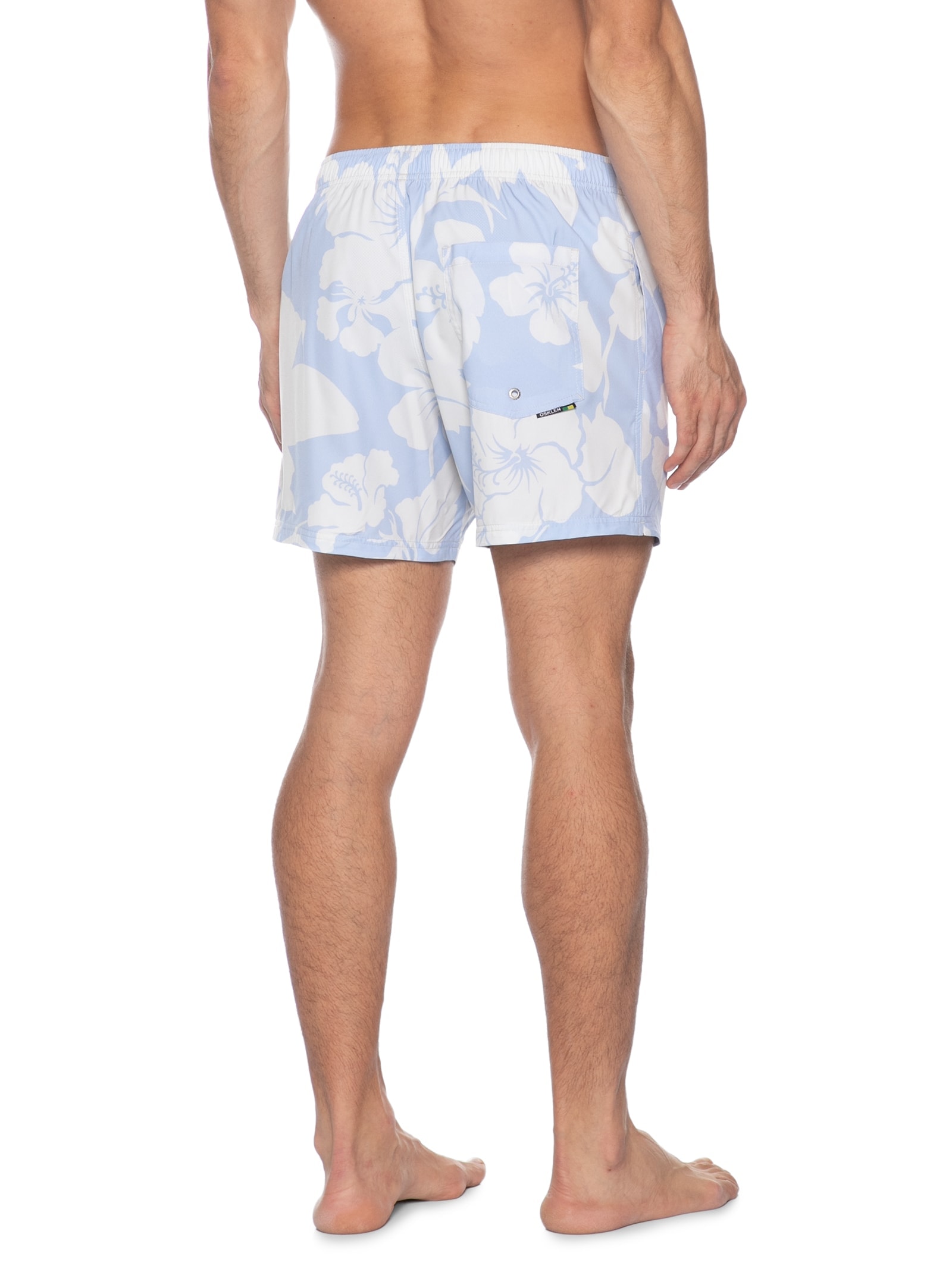 Short Masculino Beachwear Shade Hibisco Azul Osklen