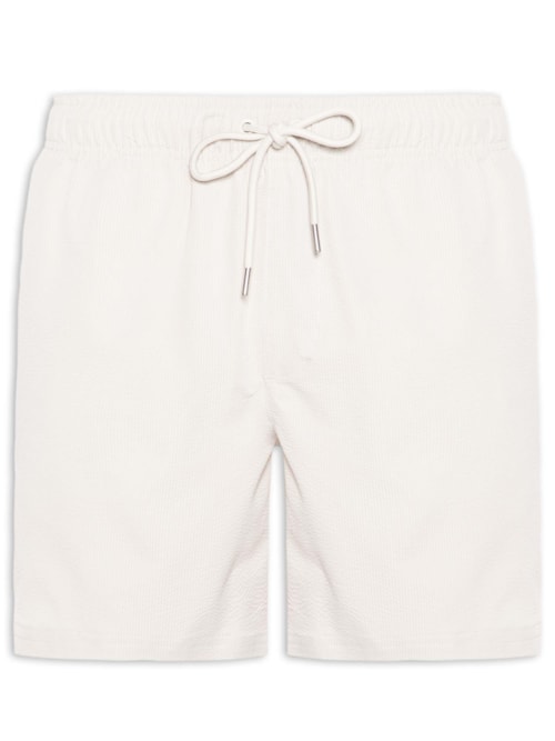 Short Masculino Beachwear Stretch Swim – Branco