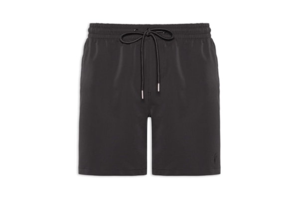 Short Masculino Beachwear Stretch Swim - Preto