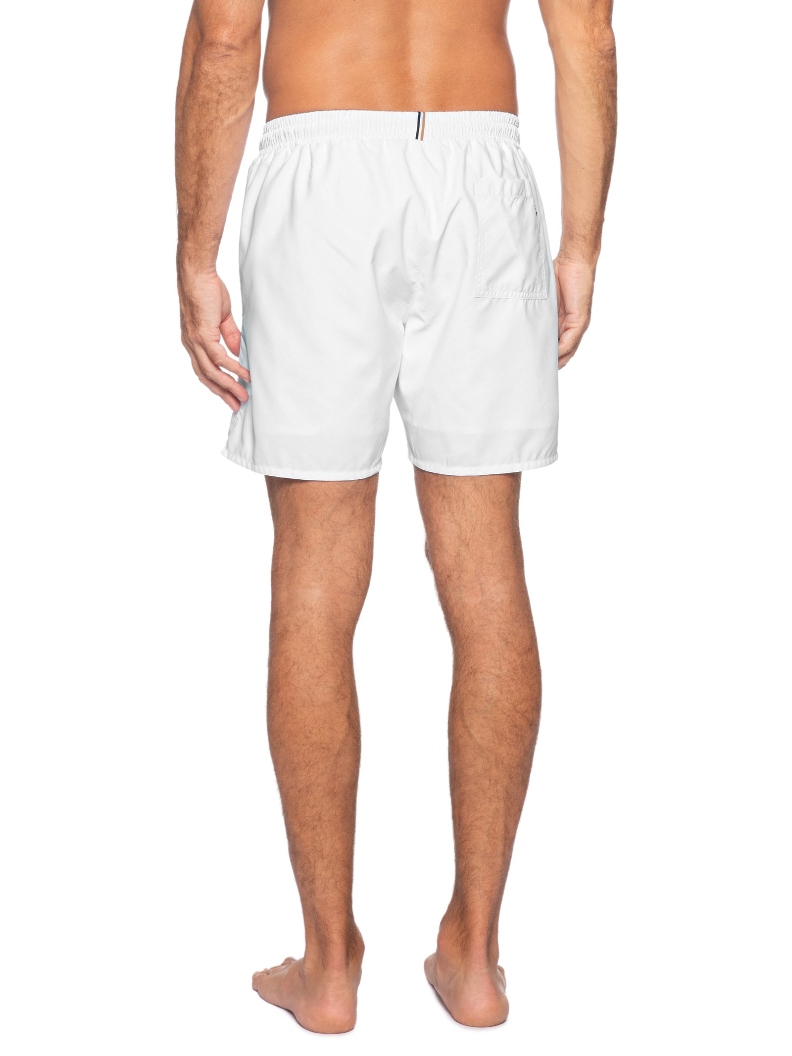 Short Masculino Beachwear Swordfish Branco Boss
