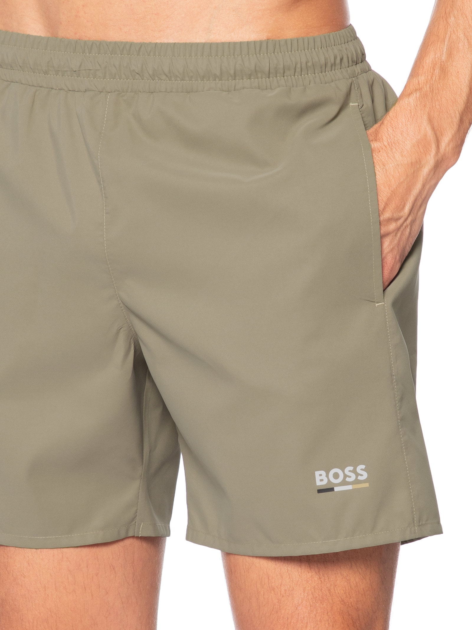Short Masculino Beachwear Swordfish Marrom Boss