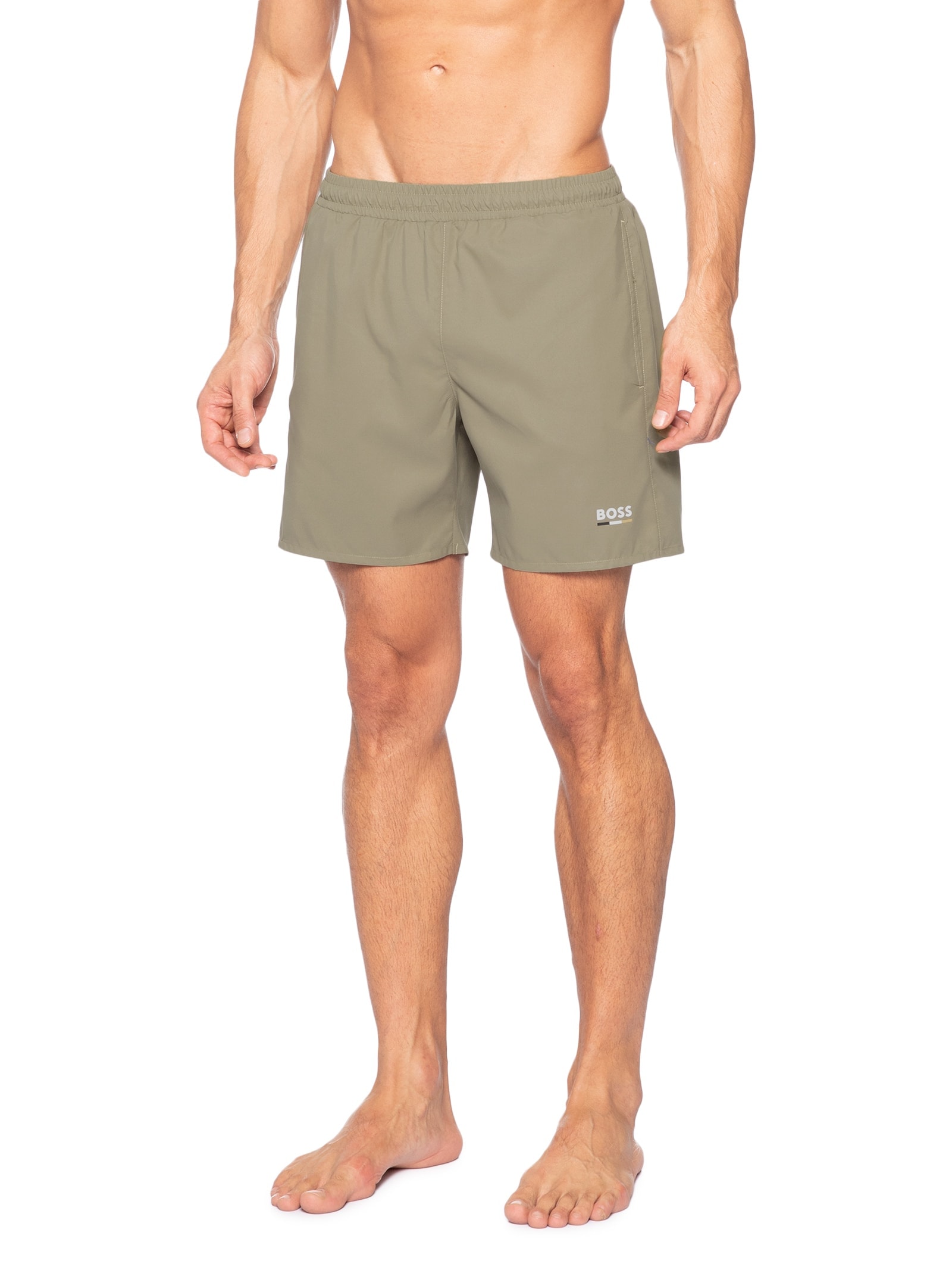 Short Masculino Beachwear Swordfish Marrom Boss