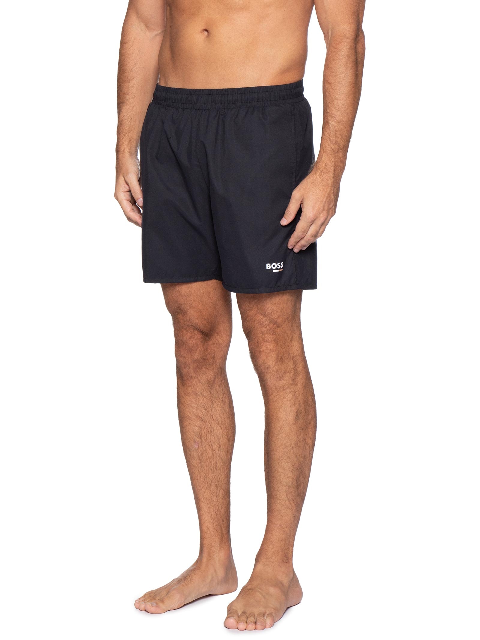 Short Masculino Beachwear Swordfish Preto Boss