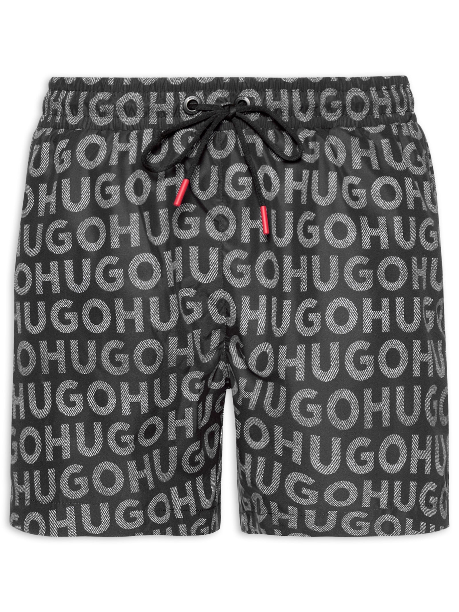 Short Masculino Beachwear Tortuga Preto Hugo